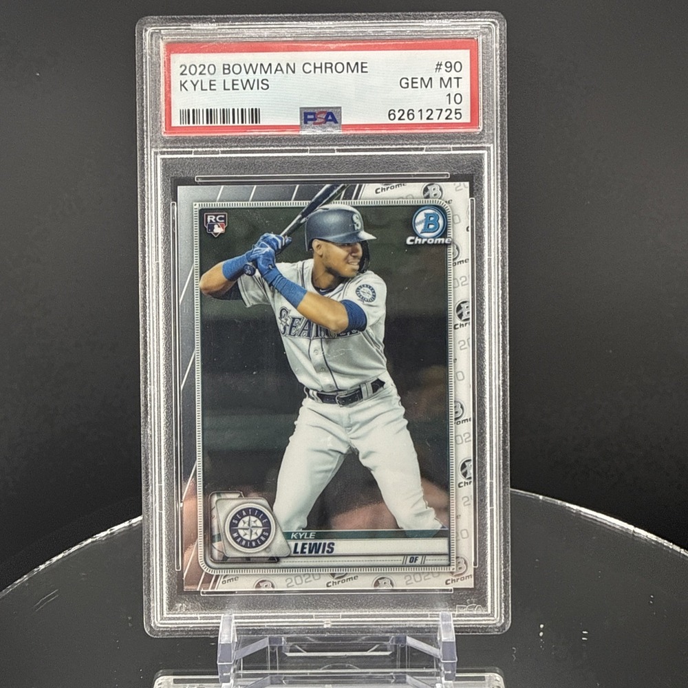 Kyle Lewis 2020 Bowman Chrome RC‎ #90 PSA 10 Seattle Mariners Rookie RC